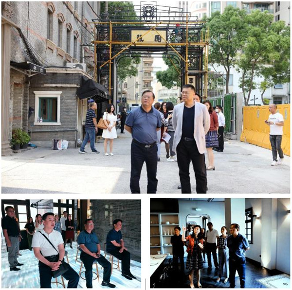 陳鴻云帶隊赴上?？疾旖涣? onmousewheel=