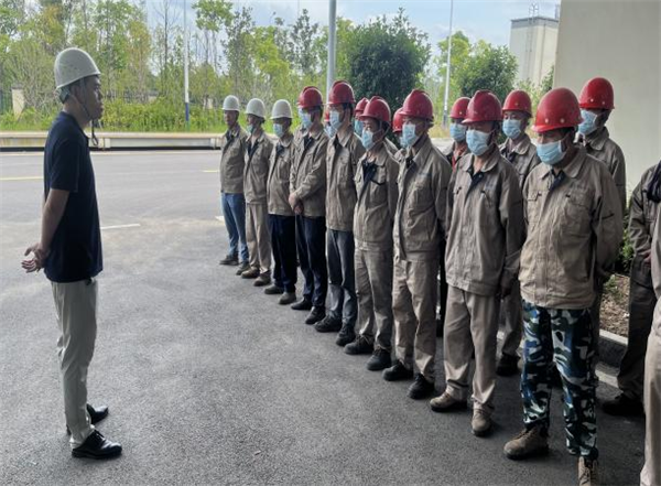 馳城杭蕭綠色建筑有限公司開展突發(fā)火災(zāi)事件人員緊急疏散及滅火應(yīng)急預(yù)案演練活動