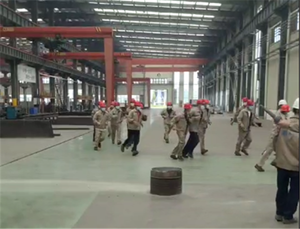 馳城杭蕭綠色建筑有限公司開展突發(fā)火災(zāi)事件人員緊急疏散及滅火應(yīng)急預(yù)案演練活動